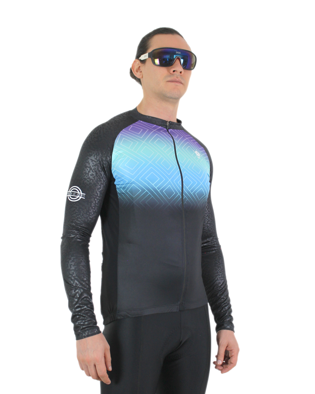 Jersey Travelfit Dark Rainbow - Hombre