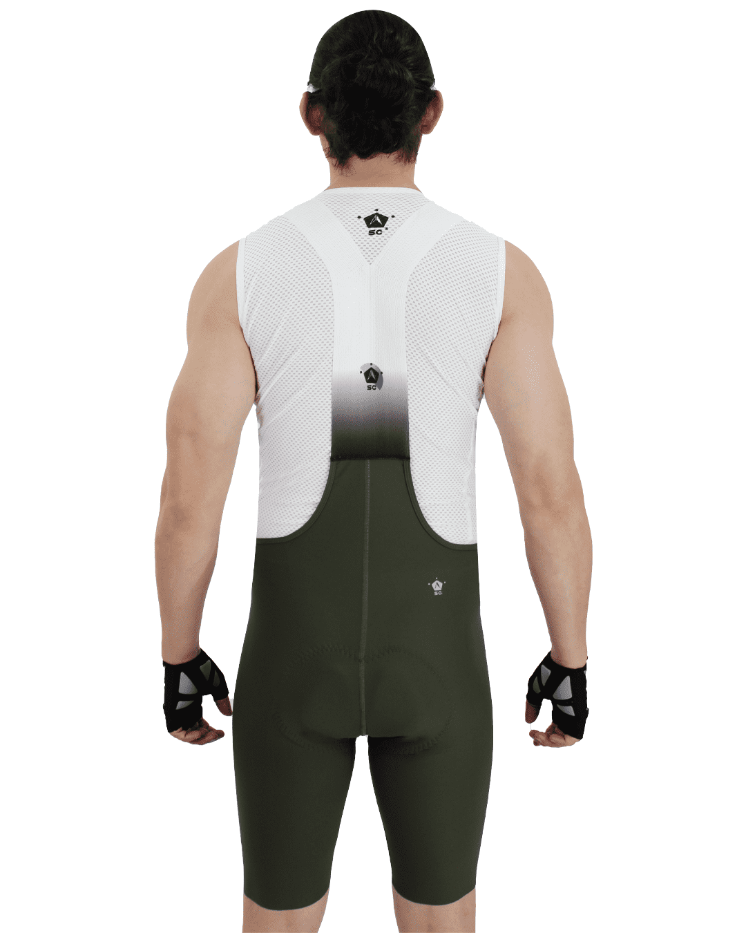 Pantaloneta Legend Tour Sin costuras- Masculina Verde