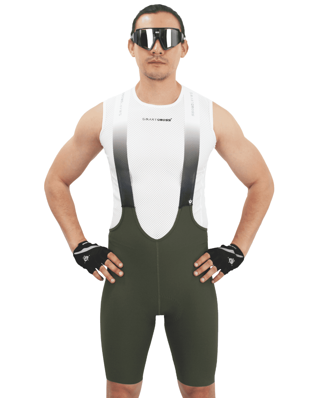 Pantaloneta Legend Tour Sin costuras- Masculina Verde
