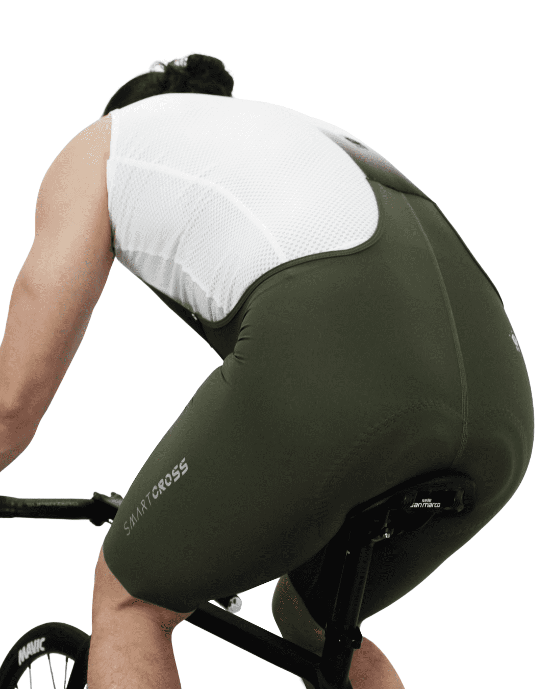 Pantaloneta Legend Tour Sin costuras- Masculina Verde