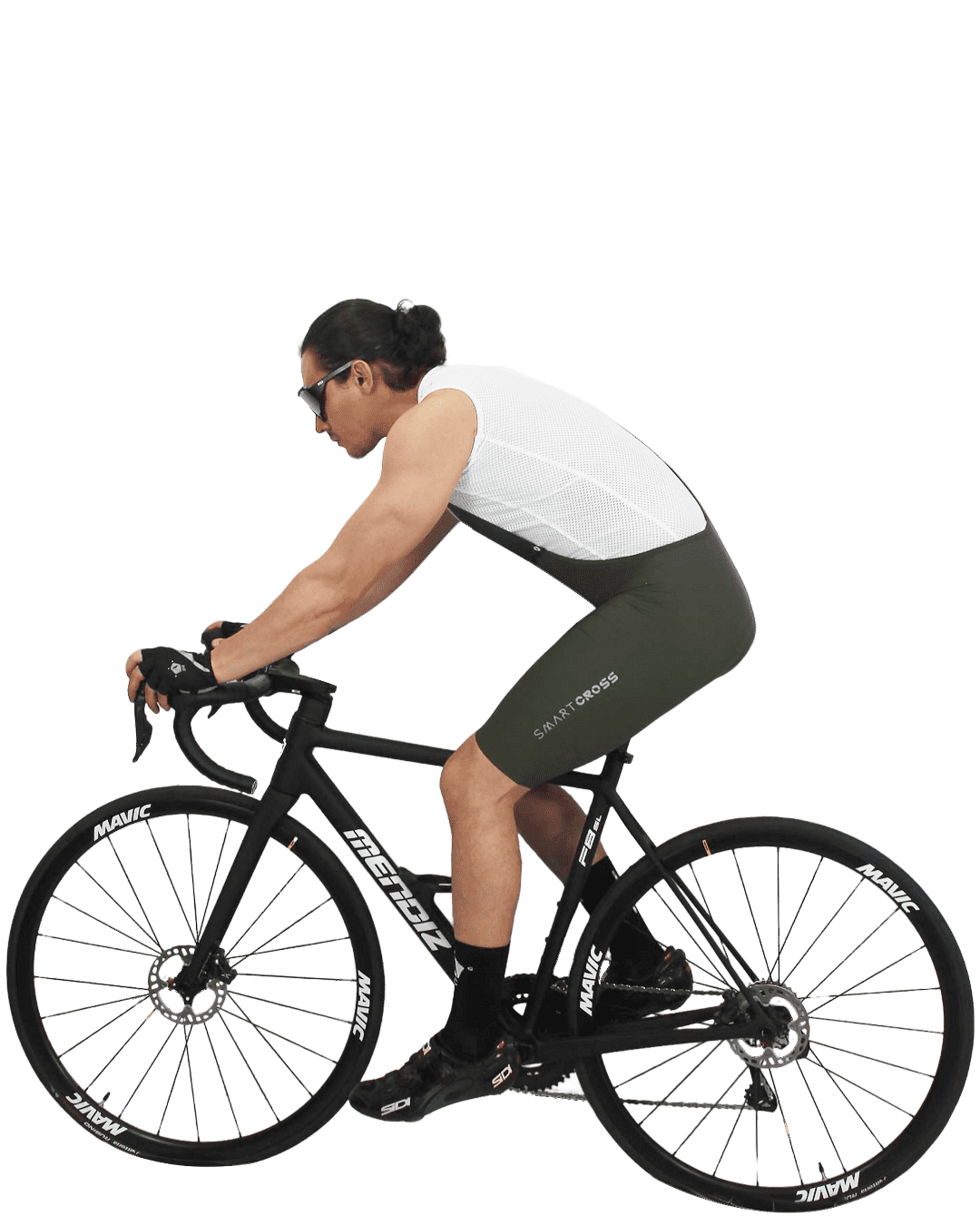 Pantaloneta Legend Tour Sin costuras- Masculina Verde