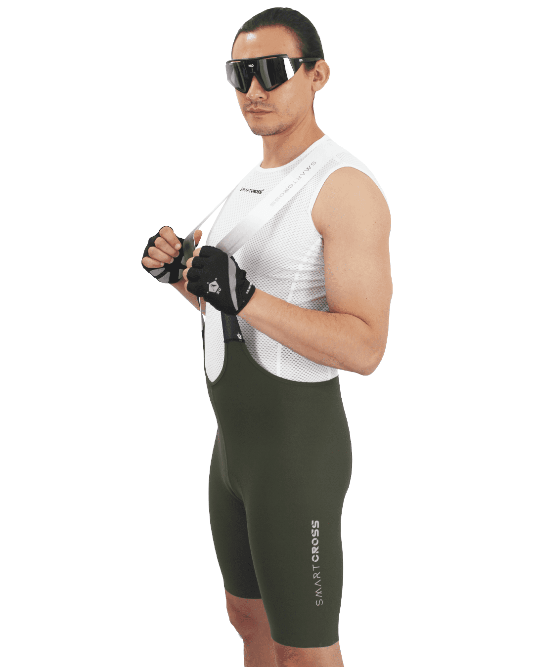Pantaloneta Legend Tour Sin costuras- Masculina Verde