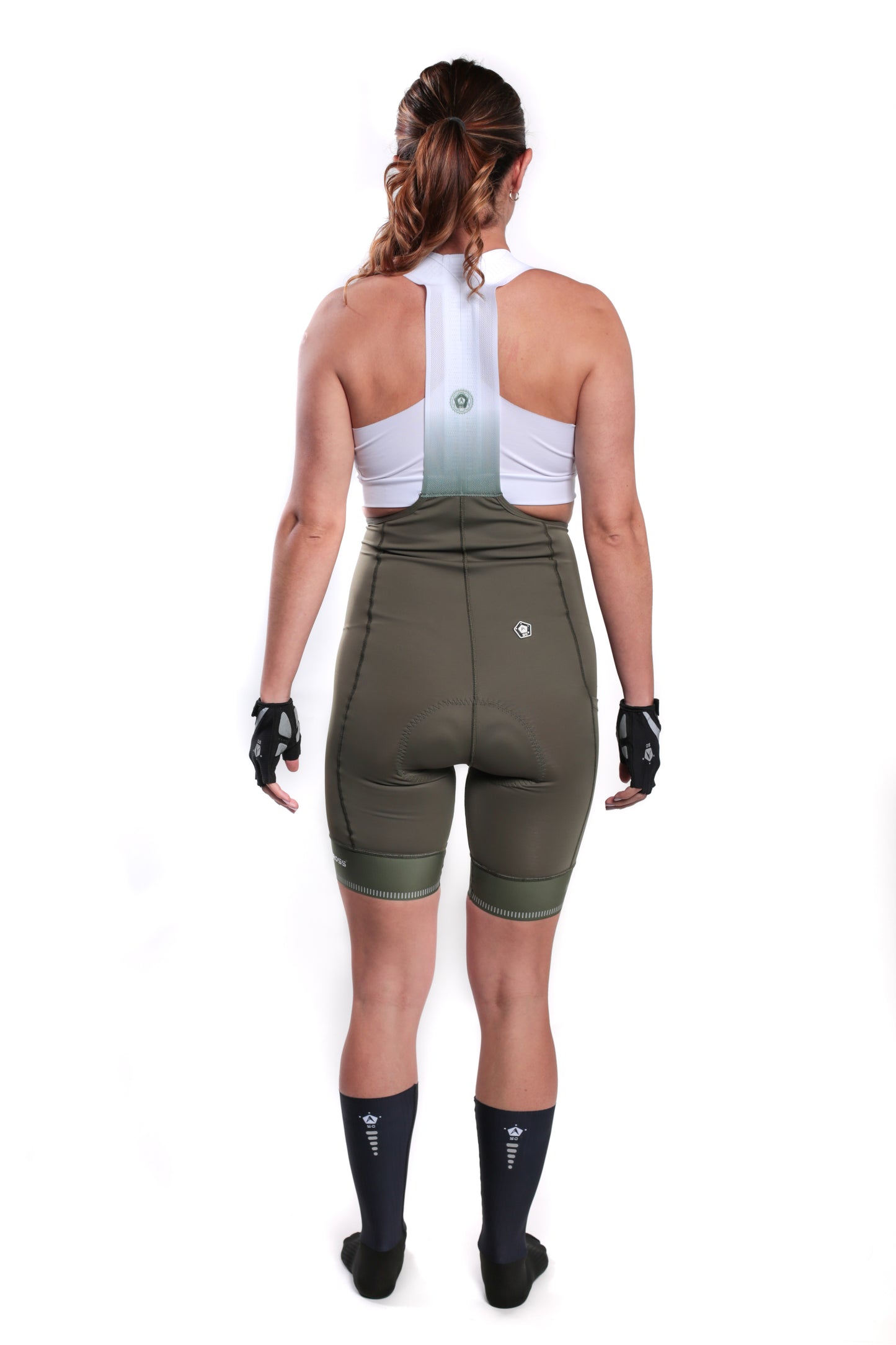 Pantaloneta Road machine Femenina Verde