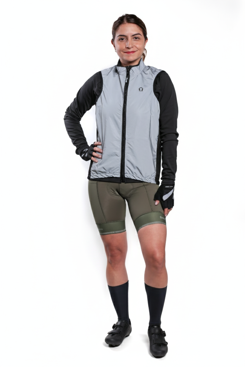Chaleco Windshell Reflectivo mujer