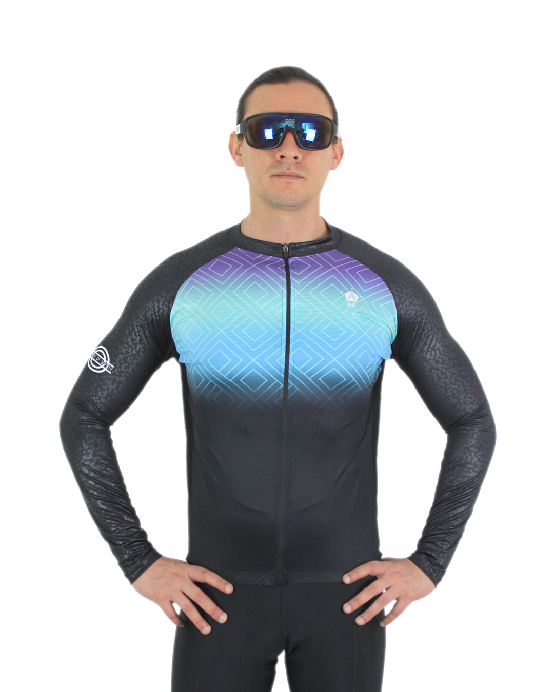 Jersey Travelfit Dark Rainbow - Hombre