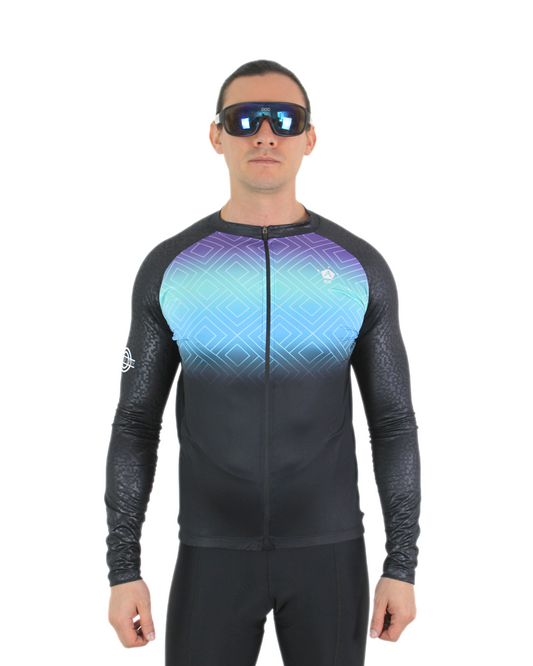 Jersey Travelfit Dark Rainbow - Hombre